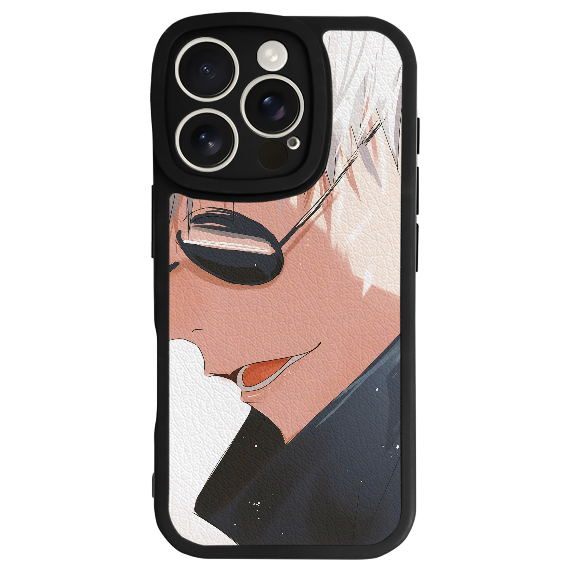 （画像用） 呪術廻戦 Jujutsu Kaisen 【iPhone 16シリーズ対応】シリコンスマホケース（レザー調） 材質：シリコン